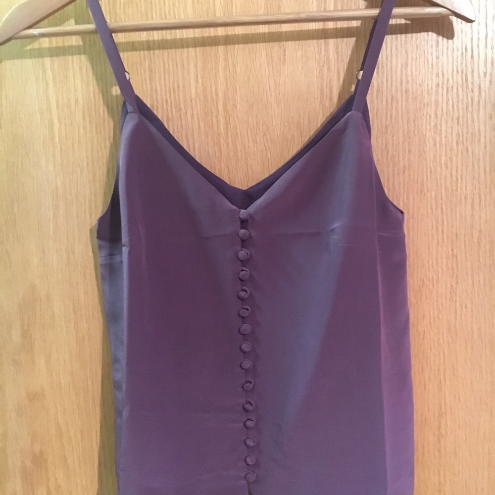NWOT Madewell silk button down cami sz 00
